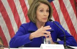 Pelosi takes “crumbs” message on the road to MA