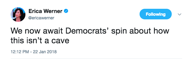 Reporters Agree, Democrats Caved On Shutdown