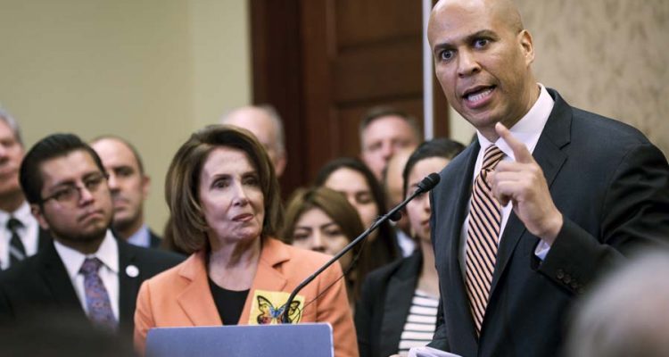 Booker Recites Pelosi Talking Points Calling Bonuses “Crumbs”