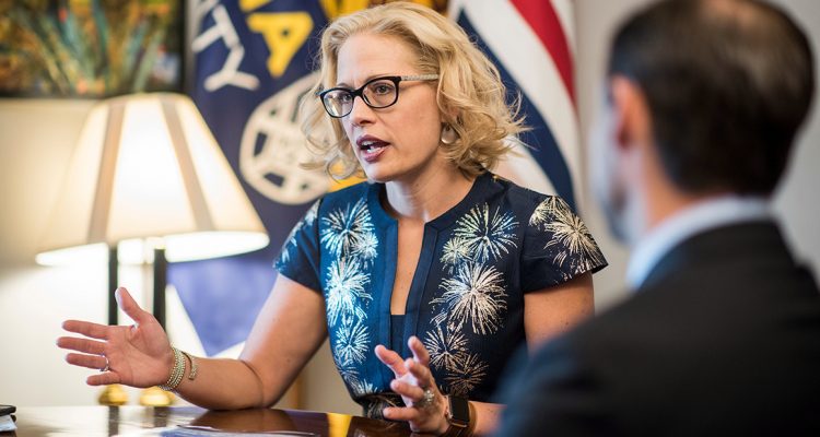 Sinema’s Radical Anti-War Past Resurface