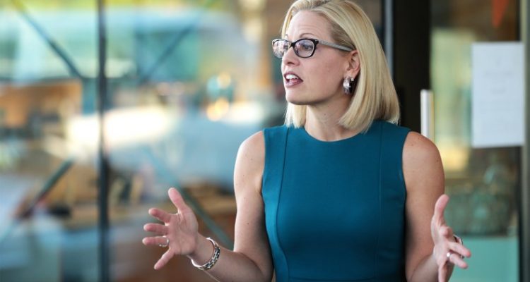 Sinema Trying To Distance Herself From Pelosi, But Votes With Her Three-Quarters Of The Time
