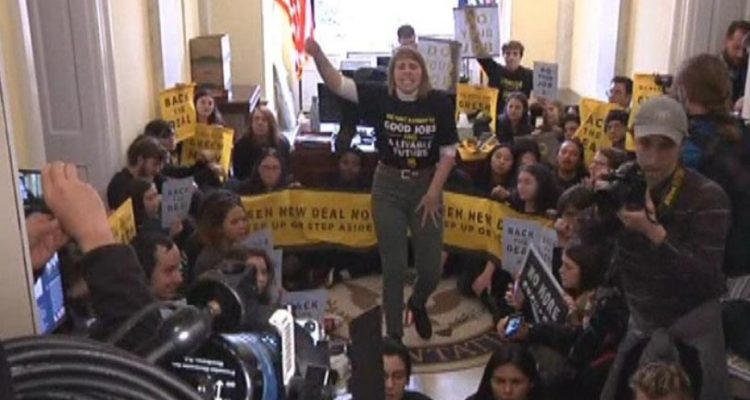 Fox News: More than 130 arrested at Pelosi’s Capitol Hill office amid environmental-activist demonstration