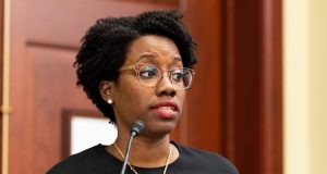 Rep. Lauren Underwood Ignores Question About Investigating Alleged Rape Downstate