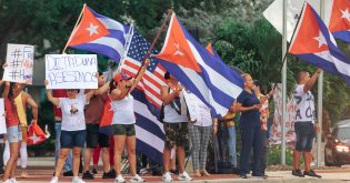 Cuban-Americans Demand Action From Joe Biden at White House Protest